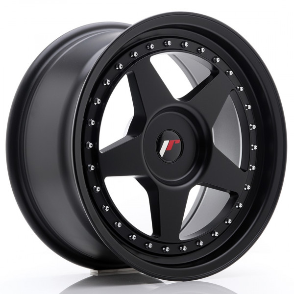 JR Wheels JR6 17x8 ET20-35 BLANK Matt Black