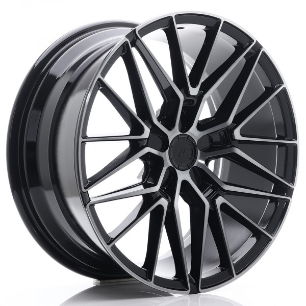 JR Wheels JR38 19x8,5 ET35-45 5H BLANK Black Brushed w/Tinted Face