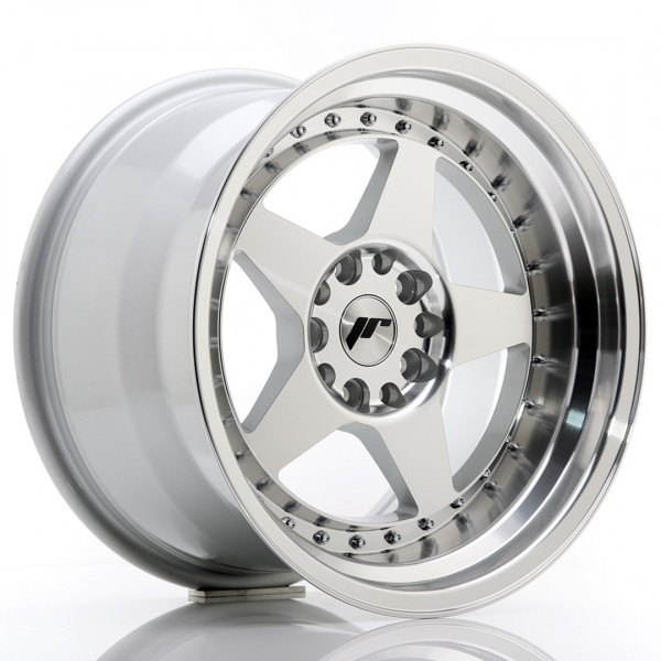 JR Wheels JR6 17x10 ET20 5x114/120 Silver Machined Face