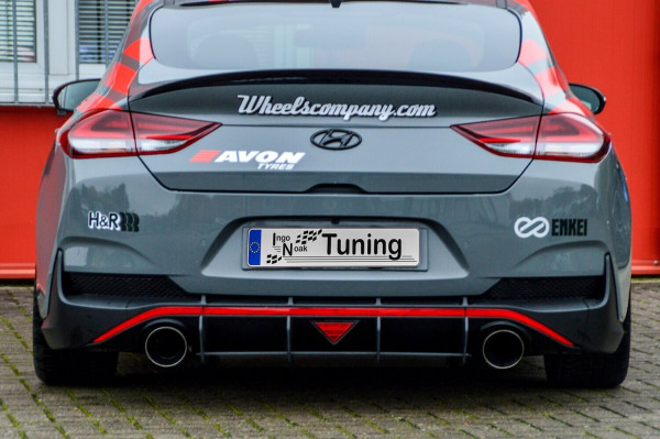 Racing Heckansatz für Hyundai I30N Fastback ab Bj.2018- VFL Unlackiert