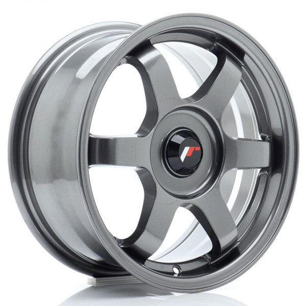 JR Wheels JR3 15x7 ET25-42 BLANK Gun Metal