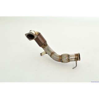 Friedrich Motorsport 90mm Downpipe HJS Sport-Kat.Edelstahl 5-Türer Hatchback mit Ottopartikelfilter