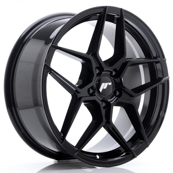 JR Wheels JR34 18x8 ET42 5x112 Glossy Black