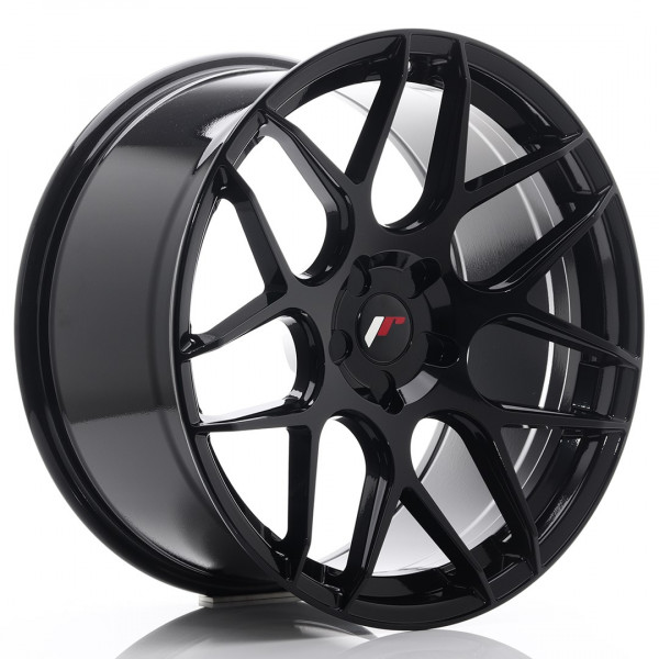 JR Wheels JR18 20x10 ET20-45 5H Blank Glossy Black