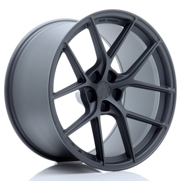 JR Wheels SL01 20x12 ET0-40 5H BLANK Matt Gun Metal