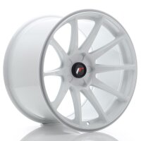 JR Wheels JR11 18x10,5 ET0-25 5H Blank White