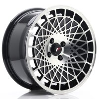 JR Wheels JR14 16x8 ET15 4x100 Gloss Black Machined Face