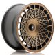 JR Wheels JR14 16x8 ET25 Blank Black Bronze Finish