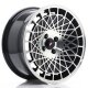 JR Wheels JR14 16x8 ET25 Blank Gloss Black Machined Face