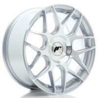 JR Wheels JR18 16x7 ET20-35 BLANK Silver Machined Face