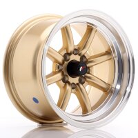 JR Wheels JR19 14x8 ET-13 4x100/114 Gold