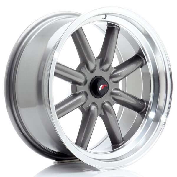 JR Wheels JR19 17x8 ET-20-0 BLANK Gun Metal