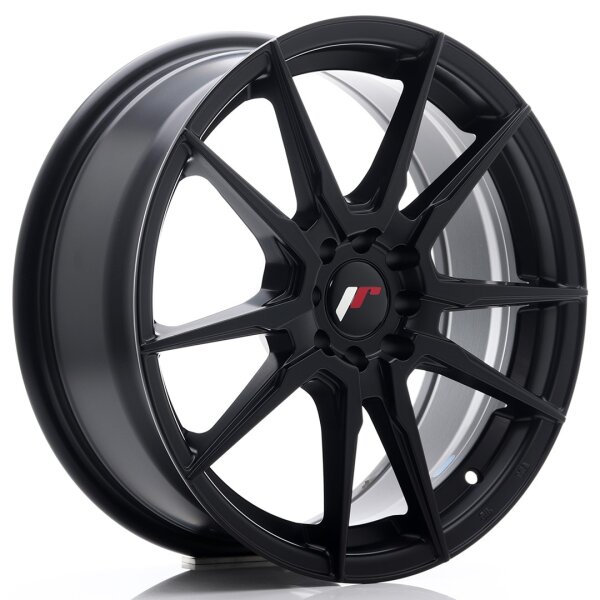 JR Wheels JR21 17x7 ET40 5x108/112 Matt Black