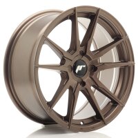 JR Wheels JR21 17x8 ET20-35 4H BLANK Matt Bronze