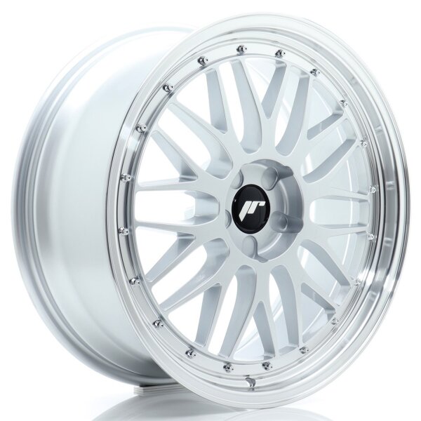 JR Wheels JR23 20x9 ET20-51 5H BLANK Hyper Silver w/Machined Lip