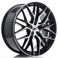 JR Wheels JR28 21x9 ET15-45 5H BLANK Gloss Black Machined...