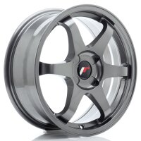 JR Wheels JR3 17x7 ET20-42 4H BLANK Gun Metal