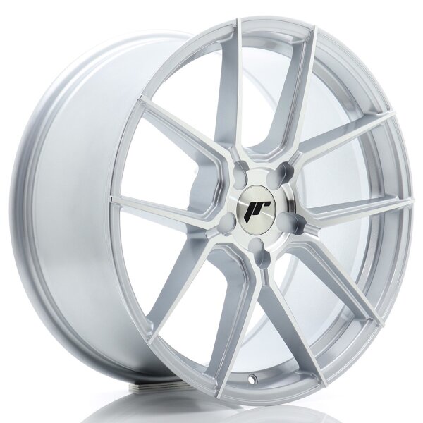 JR Wheels JR30 19x8 ET20-40 5H BLANK Silver Machined Face