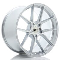 JR Wheels JR30 20x10 ET20-48 5H BLANK Silver Machined Face