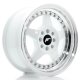 JR Wheels JR6 15x7 ET25 4x100/108 White w/Machined Lip