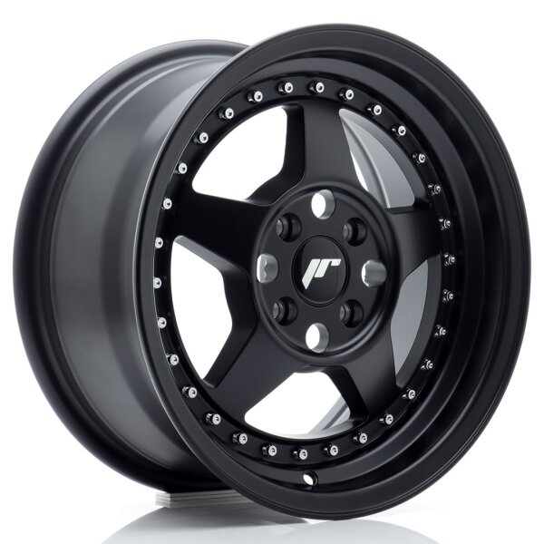 JR Wheels JR6 15x7 ET35 4x100 Matt Black