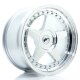 JR Wheels JR6 17x9 ET20-35 BLANK Silver Machined Face