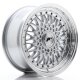 JR Wheels JR9 16x7,5 ET25 4x100/108 Silver w/Machined Lip+Silver Rivets