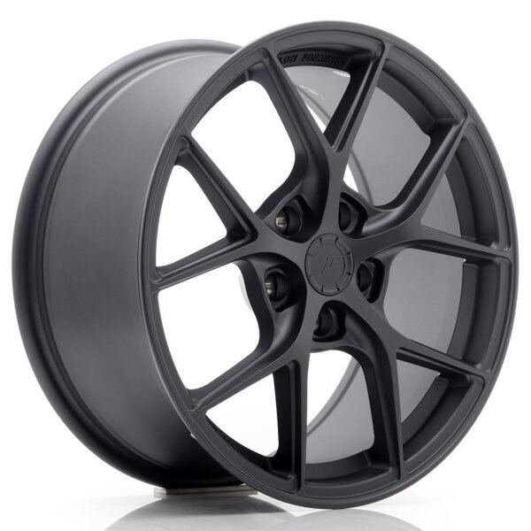 JR Wheels SL01 17x8 ET40 5x112 Matt Gun Metal