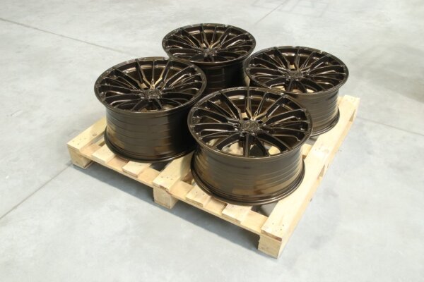 Set of CVR7 20x9,5 ET25 + 20x10,5 ET35 5x120 Gloss Bronze