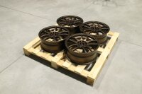 Set of JR29 17x7 ET40 5x108/112 Matt Bronze