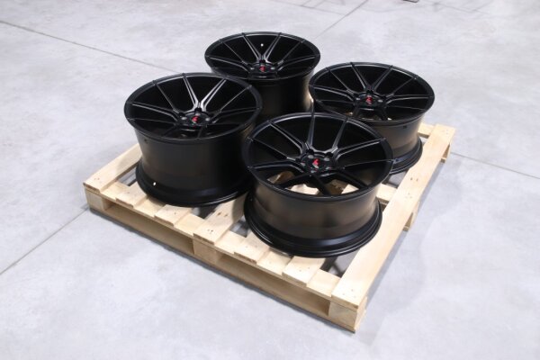 Set of JR30 19x9,5 ET20 + 19x11 ET15 5x100 Matt Black