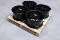 Set of JR38 20x10 ET45 + 20x10 ET40 5x112 Matt Black