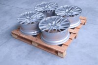 Set of JR38 20x9 ET45 5x112 Silver Machined