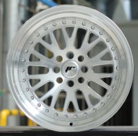 JR Wheels JR10 16x9 Silver Machined Face