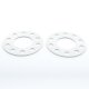 WS1 Spurplatten 3.5mm 5x114 69,7 Silver for Tesla